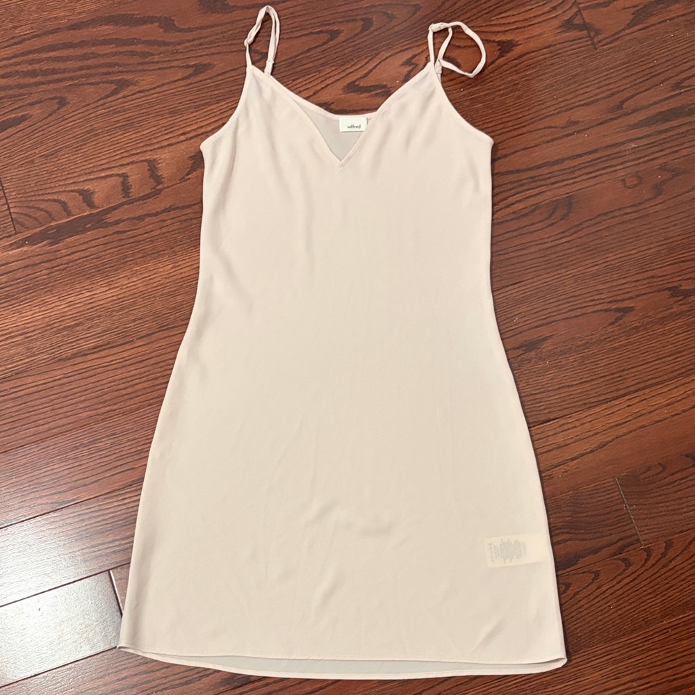 Wilfred Slip Dress Camisole in Light Beige